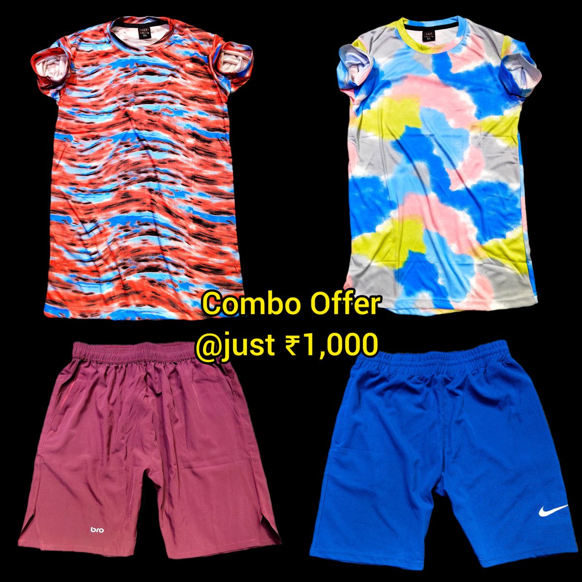 5sl's tweet photo. Mamu Men's Wear
https://t.co/oJqYJJKxMd
Special Combo Offer👋2 Round Neck T-Shirts, 1 Drifit & Popcorn Shorts🎊@just ₹1,000🎉🫶
#mamumenswear #menswear #mensclothing #mensfashion #Mannargudi #offers #fashionstyles #MultibrandShowroom #brandedshop #multibrandedshowroommannargudi https://t.co/xWMoa4XNvw