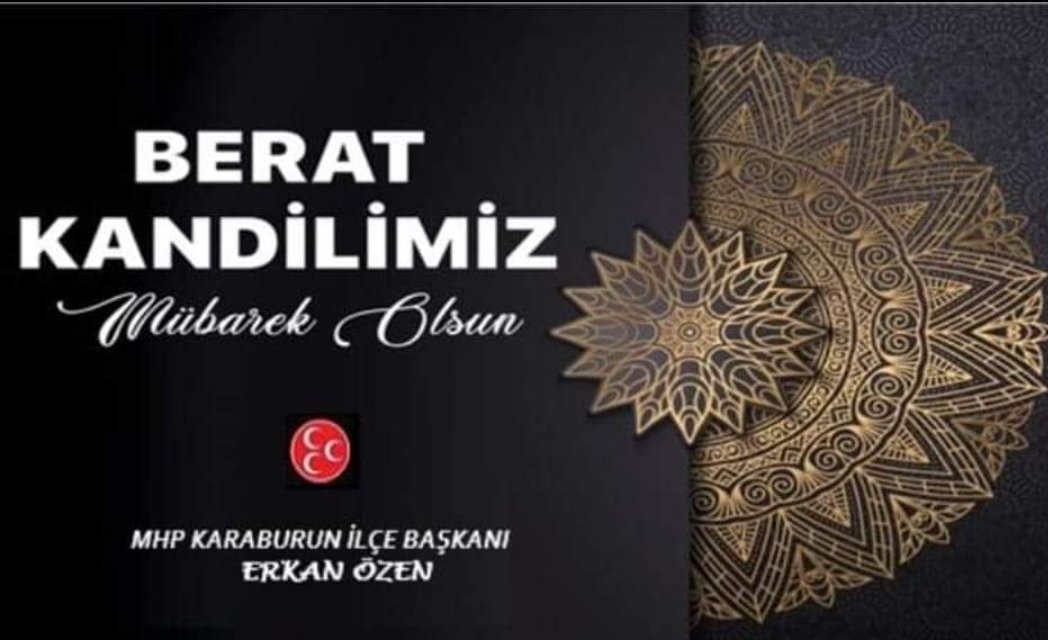 Rabbim Bu Gecenin Yüzü Suyu Hürmetine Tüm Dualarımızı  Kabul Eylesin Amin 
Berat Kandiliniz Mübarek Olsun