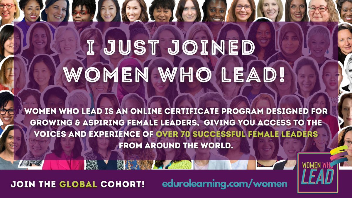 Feeling grateful to be joining the Women Who Lead cohort  <a href="/EduroLearning/">Eduro Learning</a> <a href="/mscofino/">Kim Cofino (she/her)</a>  #womened #womenwholead