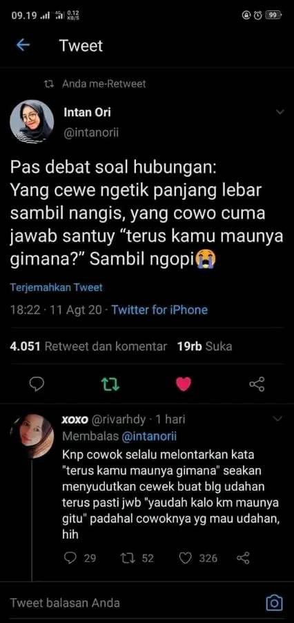 Memang suka terjadi kayak gini ygy. #cewek #cowok #slay