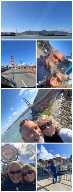 Our day in the city by the bay 😎 #FishermansWharf #SanFransisco