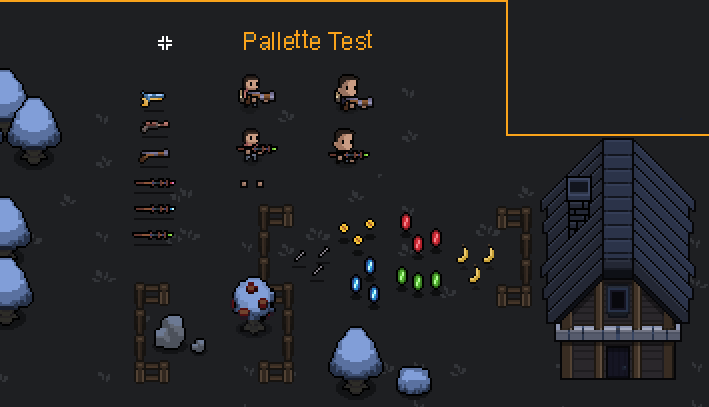 RealEZRoot's tweet photo. Time for an art upgrade #2d #multiplayer #looter #shooter #indiedev #pixelart #unity https://t.co/MxHobBVxsC