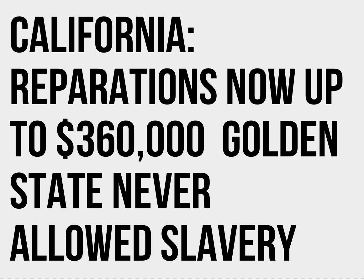 tweetlynow's tweet image. The people who run California are imbeciles. They need to be cancelled. Now. #CaliforniaReparationsTaskForce