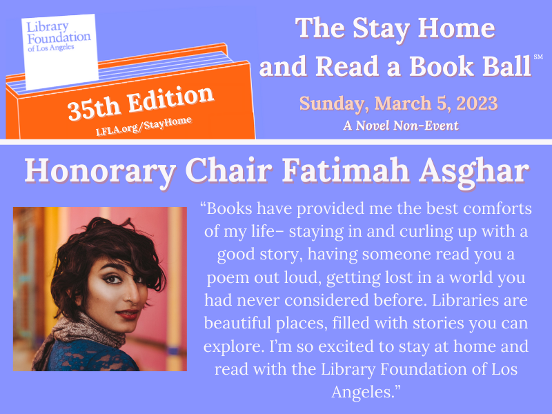 LibraryFoundLA's tweet photo. From our 2023 Honorary Chair @asgharthegrouch. 

#stayhome #stayhomeandread #books #libraries #beautiful https://t.co/i4LFR3hH0g