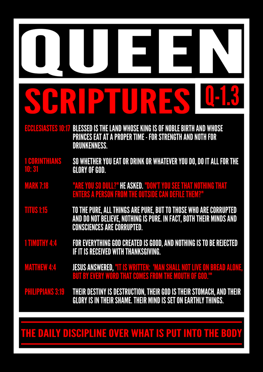 F3Smokies's tweet photo. This week's F3 Q Source: Q1.3 The Queen
The Daily Discipline Over What Is Put Into The Body 🍲
The Queen podcast 🎙️https://t.co/7fgKbvyaKM
Get the freshest scoop on all things QSource here ➡️ https://t.co/Ixkvcu62zC
#f3 #f3qsource #f3smokies #f3nation https://t.co/OLBmz9QqVh