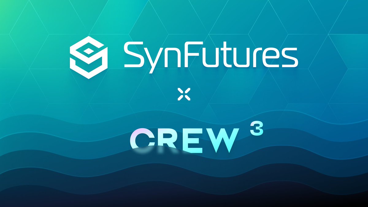 SynFuturesDefi's tweet photo. Our @crew3xyz quest has begun!🔥
Complete tasks from now through April 6 &amp; win USDC!
Categories:
🐦Twitter &amp; Community
❓Quiz
📊Trade
🖌️Create

🏆10 users who reach 1,200 XP will be randomly chosen to share a prize pool of 500 USDC!
Get going: 👇https://t.co/z3WSVzFtqp https://t.co/IsQcle9kID