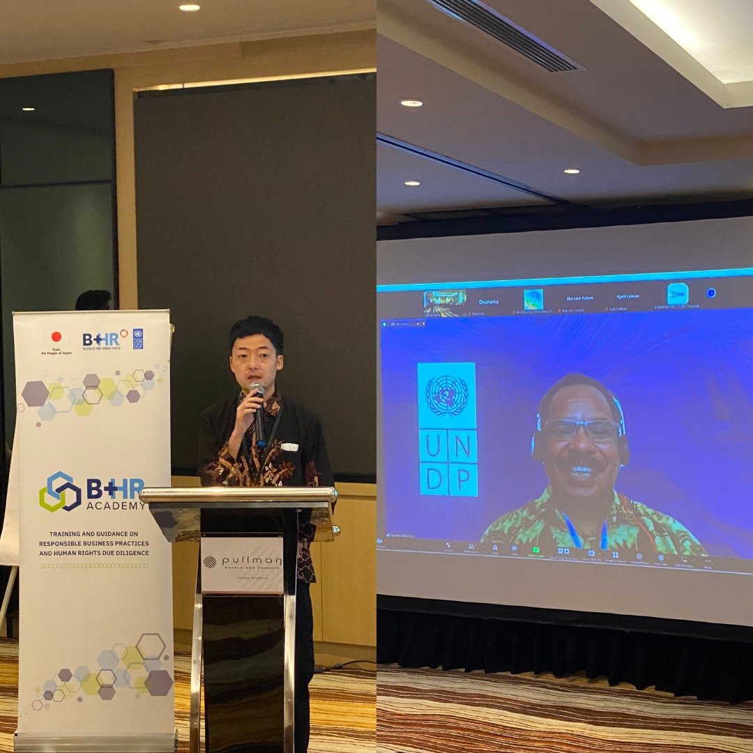 UNDPIndonesia's tweet photo. A @japan supported @BizHRAsia_UNDP training informed businesses on identifying, integrating, tracking &amp; communicating human rights commitments as part of a series of sessions on integrating human rights considerations into business operations
@Norimasa_UN @SujalaPant https://t.co/N3fzcVGk0d