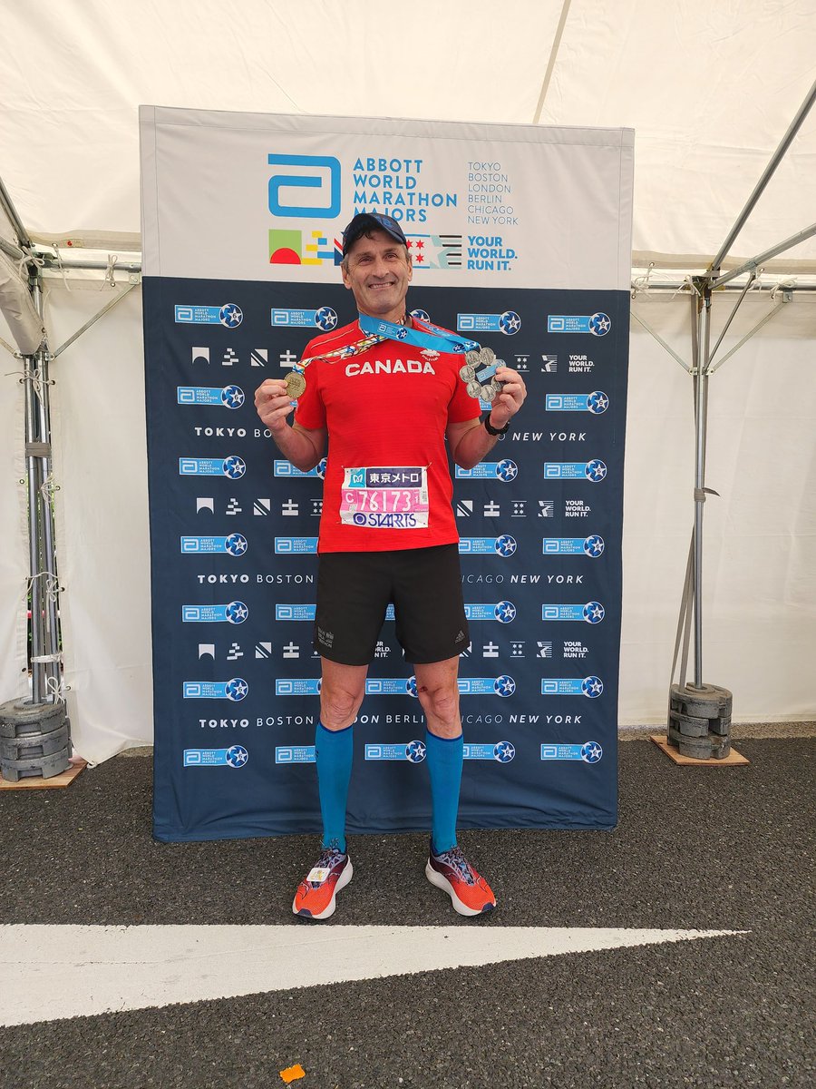 After a three year delay due to Covid, yesterday I ran the Tokyo Marathon and was proud to earn my six-star medal for completing all six of the World Marathon Majors.