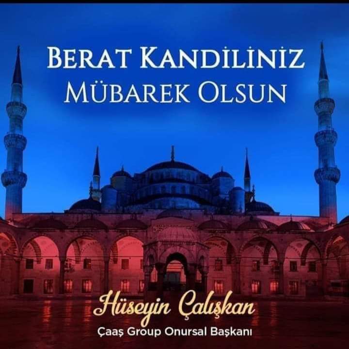 Berat  Kandiliniz  Mübarek Olsun
Herkese, Sağlıkla ve Sevdikleriyle Hayırlı Kandiller Dilerim