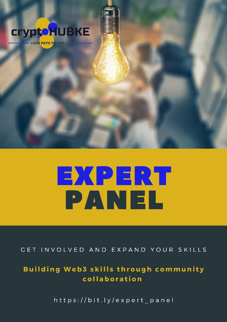 GM fam🌅🎉

Excited to announce that we are launching an Expert Panel🎉🎉.

With the aim of fostering community involvement and expanding the skills of our members in the Web 3 space.