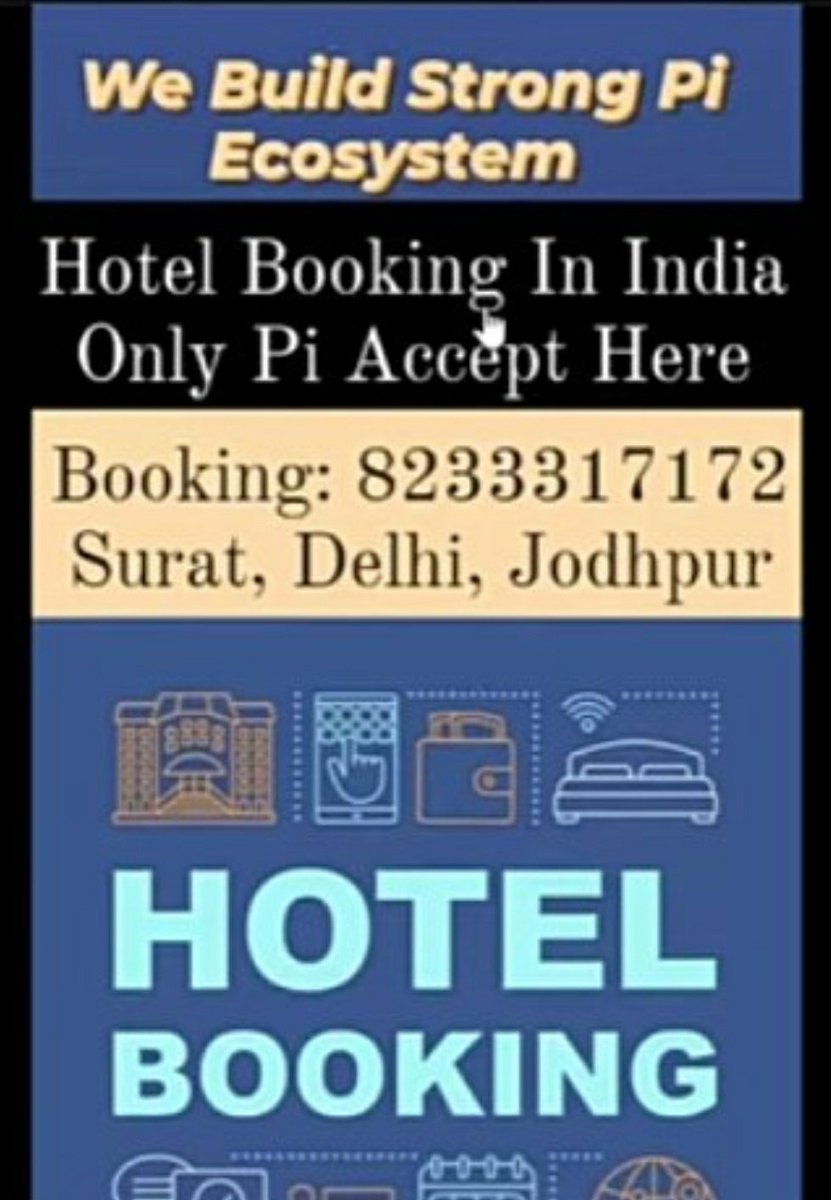 CryptoPi0neers's tweet photo. ✨This is one of indian🇮🇳 Pioneer who accept $Pi for Hotel booking🏙️ Mobile recharge📱 in surat, delhi and jodhpur.

He charged Rs 25/Pi🎯

#PiNetwork #P2E #crypto #Airdrop #Pioneers #Picoin #Web3 #PiDayGCV
Like💖 RT♻️ and follow🐦 https://t.co/7GECX0usqe