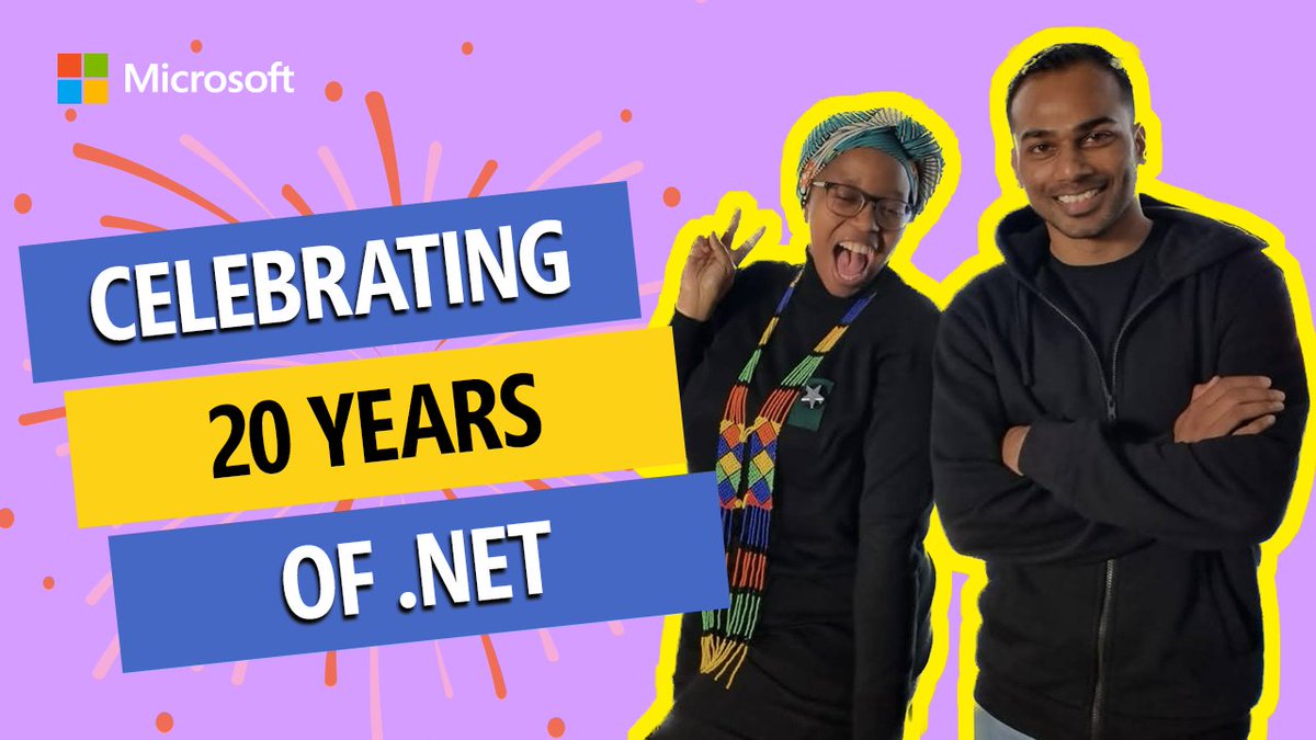 msdevMEA's tweet photo. A new video is live now!
We are celebrating 20 years of .NET! 🎉
Learn more about growing your technical skills and network through developer communities and why choosing .NET through your journey.
➡️ https://t.co/OUUTWp6Zzb
#MEACoders #DevYouTube https://t.co/ojcGv7v3j9