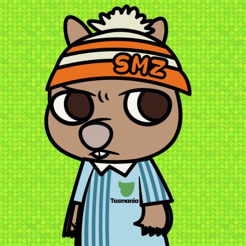 今日のウォンバットはご機嫌ななめのワインくんでした。今週もがんばろう。
#ウォンバット　#NFT #LINE