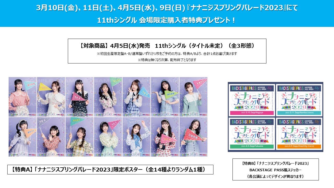 22/7(ナナブンノニジュウニ) on X: 22/7(ナナブンノニジュウニ) on X: