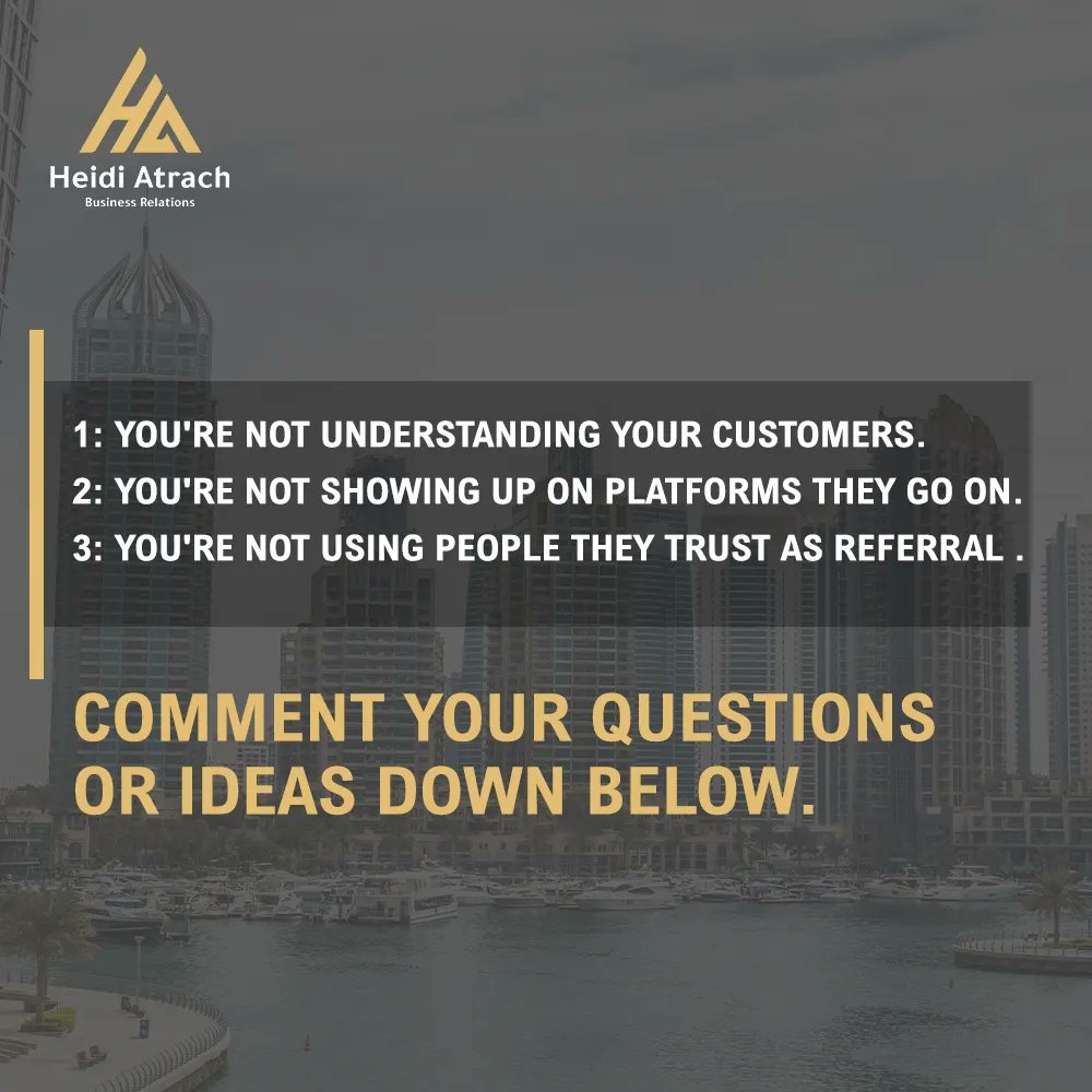 If you're having a hard time growing your healthcare business, let's talk about how we can help.💪

Contact us today to get your consultation started.
📳+971 50 587 6518

#HeidiAtrach #HABR #BusinessNetwork #DubaiHospital #UAEDoctors #DubaiClinic #DubaiDoctors #uaehealthcare