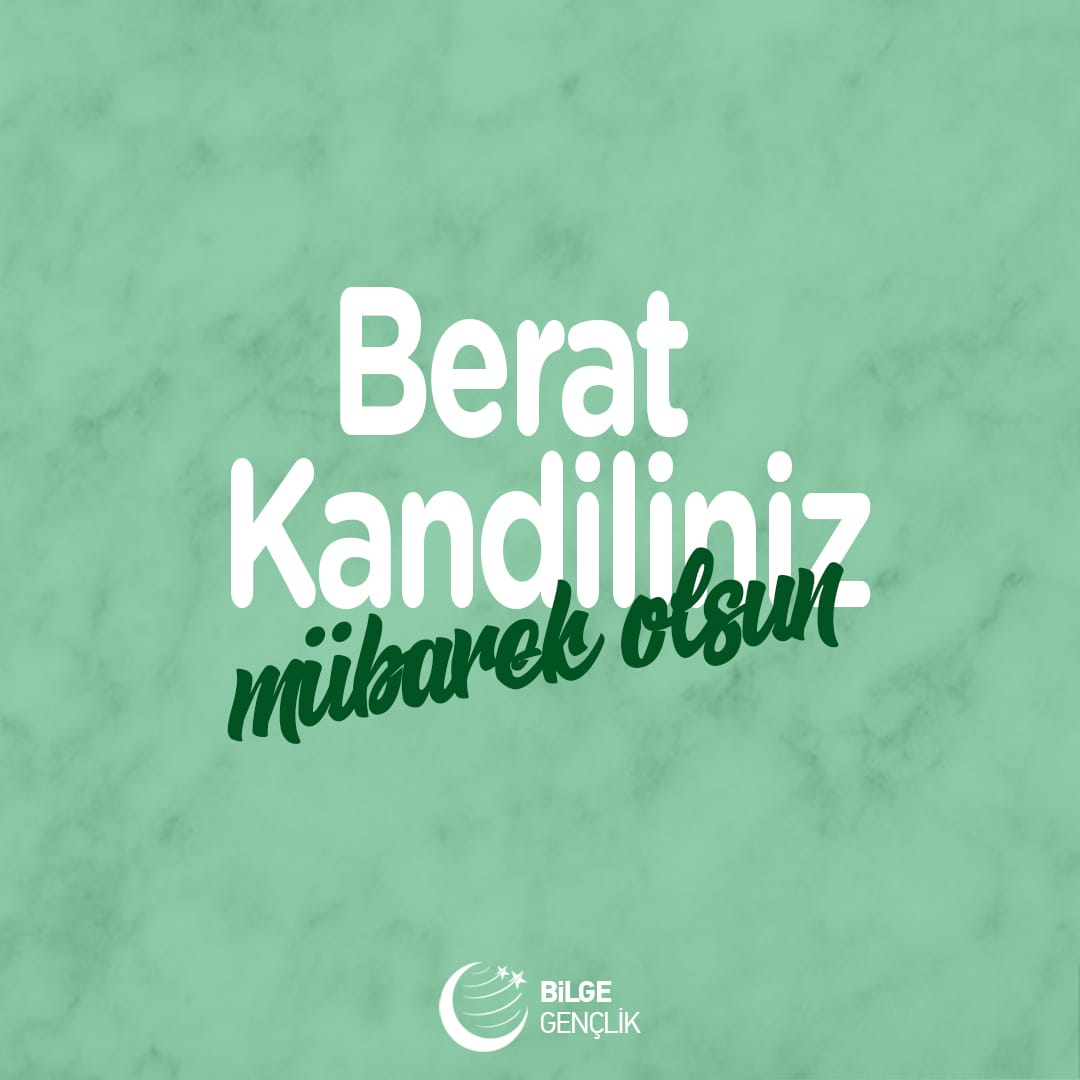 Berat Kandiliniz Mübarek Olsun.