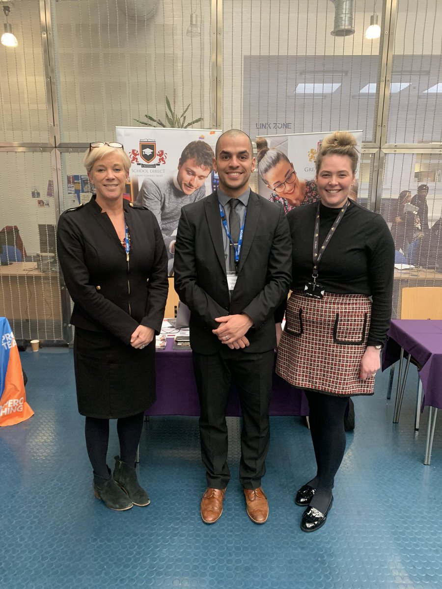GSTSchools's tweet photo. We had a fantastic afternoon on Friday talking to students at @BoltonUni about opportunities within the trust and our @GSTschooldirect programme. 

Thank you to @BoltonEducation for the invitation. 

#Recruitment #JoinOurMAT #Opportunities https://t.co/Qh0t0ZfR4N