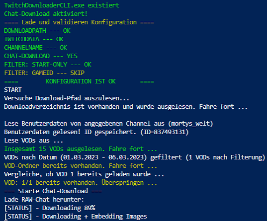 Mortys_Welt's tweet image. VOD vollkommen automatisiert herunterladen und den Chat gleich noch dazu?
Yes, bald ist es fertig. Lediglich 1-2 Schönheitsverbesserungen und dann zeige ich euch, wie ihr das nutzen könnt.
#Twitch #TwitchStreamers #TwitchAPI #PowerShell