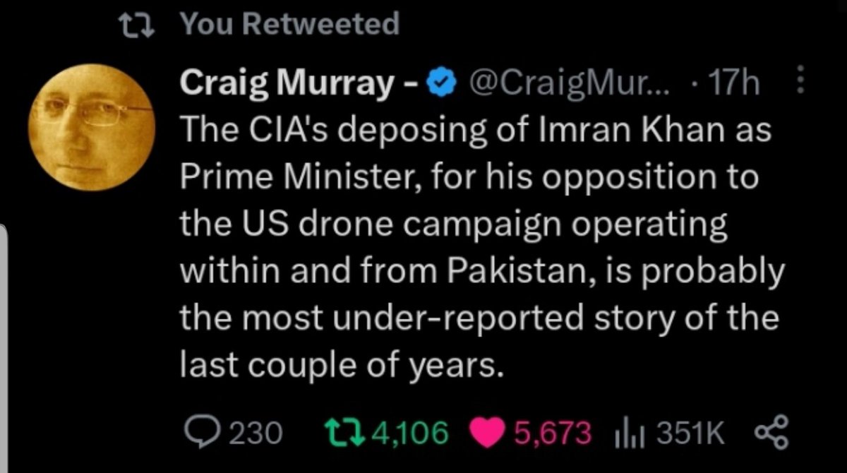 EngrShahFarman's tweet image. رجیم چینج آپریشن اور امریکی سازش کی عالمی گواہی۔
برطانیہ کے ایک سابق سفیر کا اہم بیان عمران خان کو امریکی ڈرون حملوں کے خلاف مہم پر CIA نے ہٹایا
 اب بھی کوئی بات رہتی ہے ثبوت کیلئے؟ امپورٹڈ حکومت کے ساتھ CIA کی سہولتکاری میں اور کون کون کردار شامل تھے؟
#Importedgovtnotacceptable