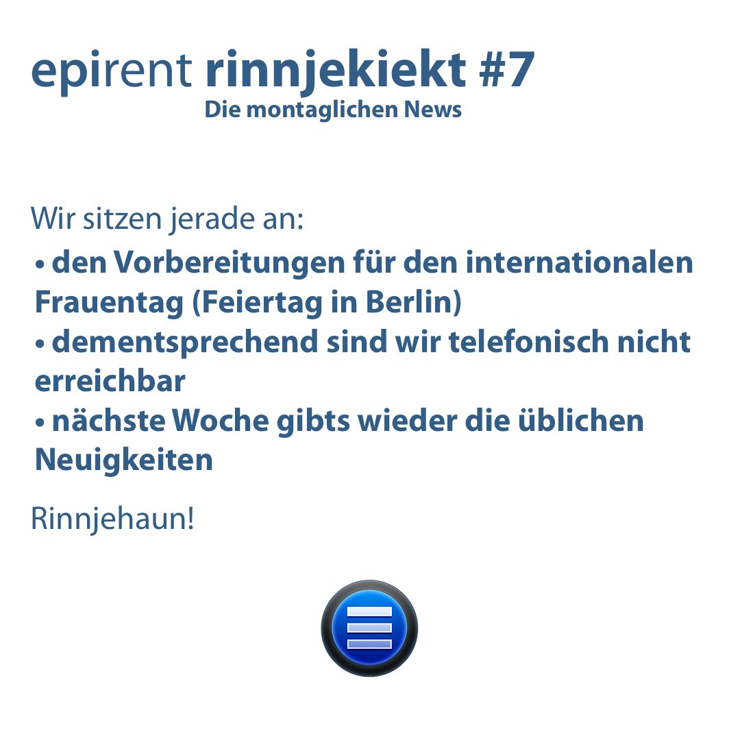 epirent - EPI development tweet media