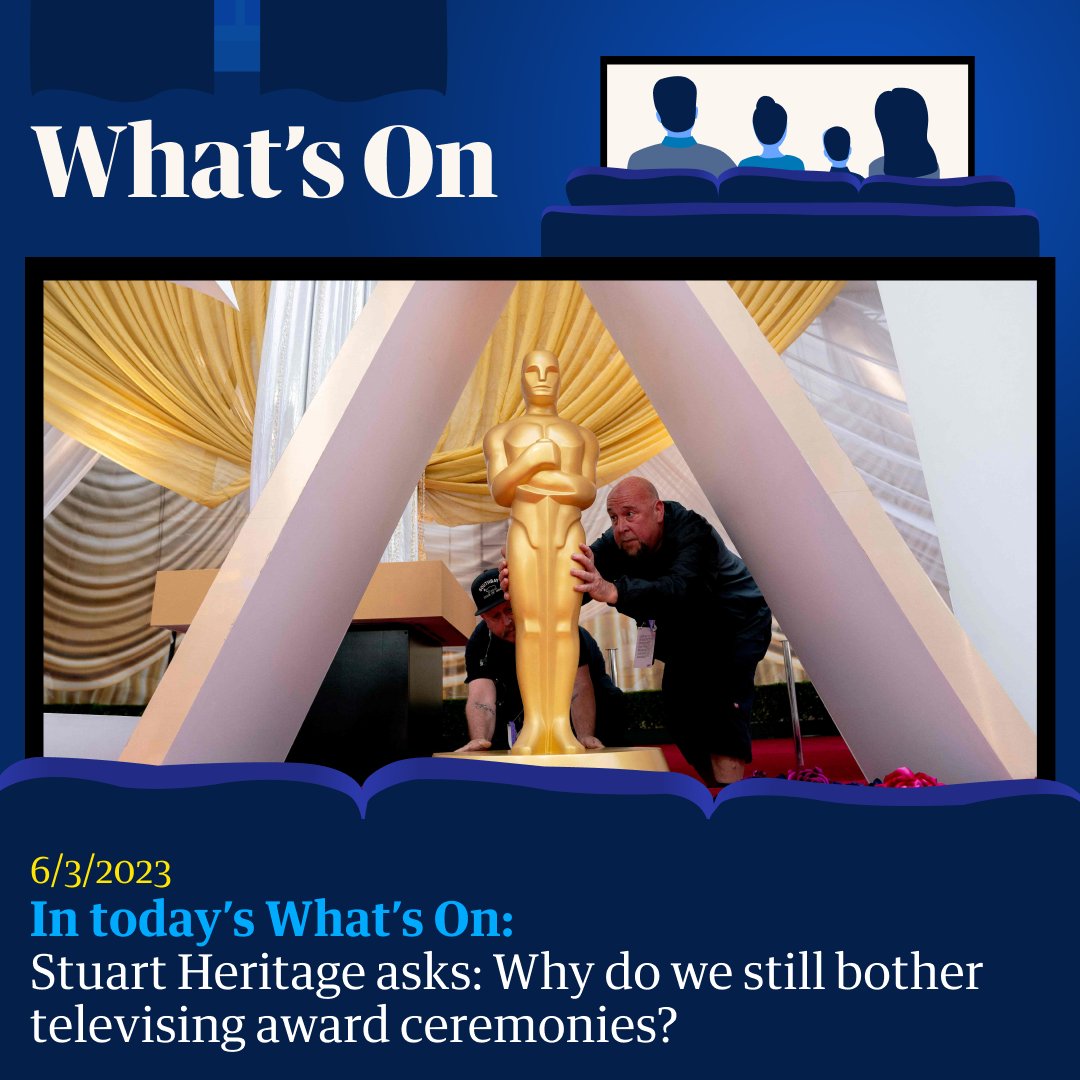 📺 Subscribe to our What's On newsletter by 2pm today for exclusive writing from @StuHeritage, plus this week's TV news and recommendations.

📩Sign up: theguardian.com/whatson-tw