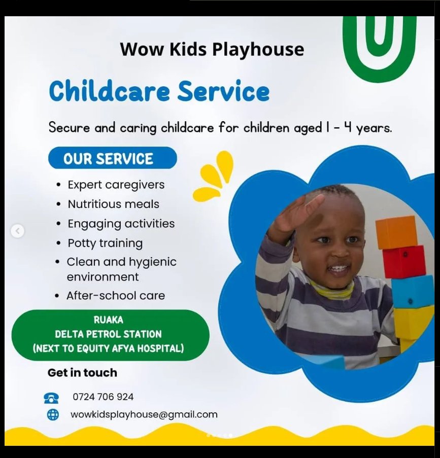 ArticlePhotoz's tweet photo. Are you looking for a daycare run by expert caregivers?
See this Instagram post by @ndutalucia https://t.co/GvzJzl9BI0 
@WowKids11 
#daycare #playhouse #toys https://t.co/gCa6KYFB1N