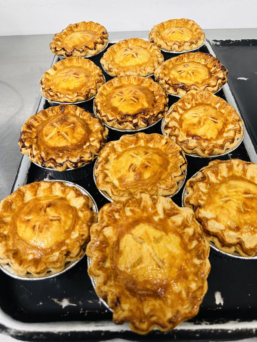 Pie week @TheRAFClub Can someone guess the flavour? #pastry #pie #pieweek
