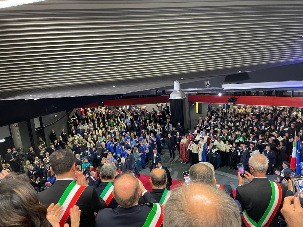 Auguri all’#Unibas per i suoi primi 40 anni. Grazie Presidente #Mattarella per essere qui