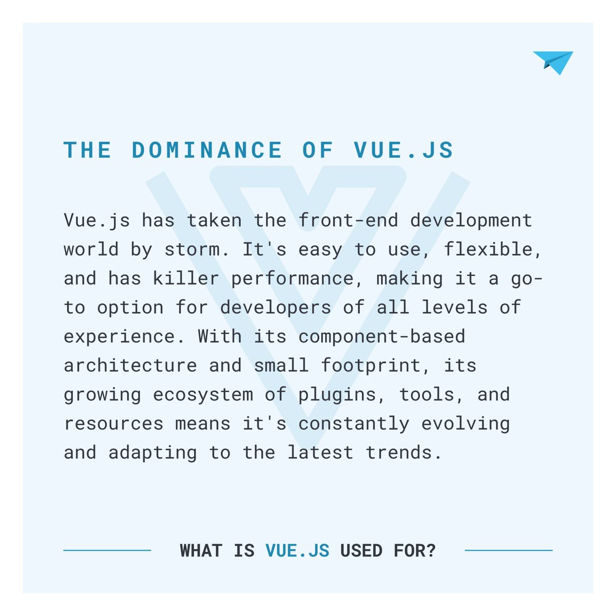 TikwebApS's tweet image. Why Vue.js Rocks? Top reasons to use this killer JavaScript framework for your project!

📞 Contact us today at tikweb.com (no fees, no hidden costs)

Follow us if you find this helpful.

#hiringremotely #developerjobs #futureofbusiness  #webdevelopment
