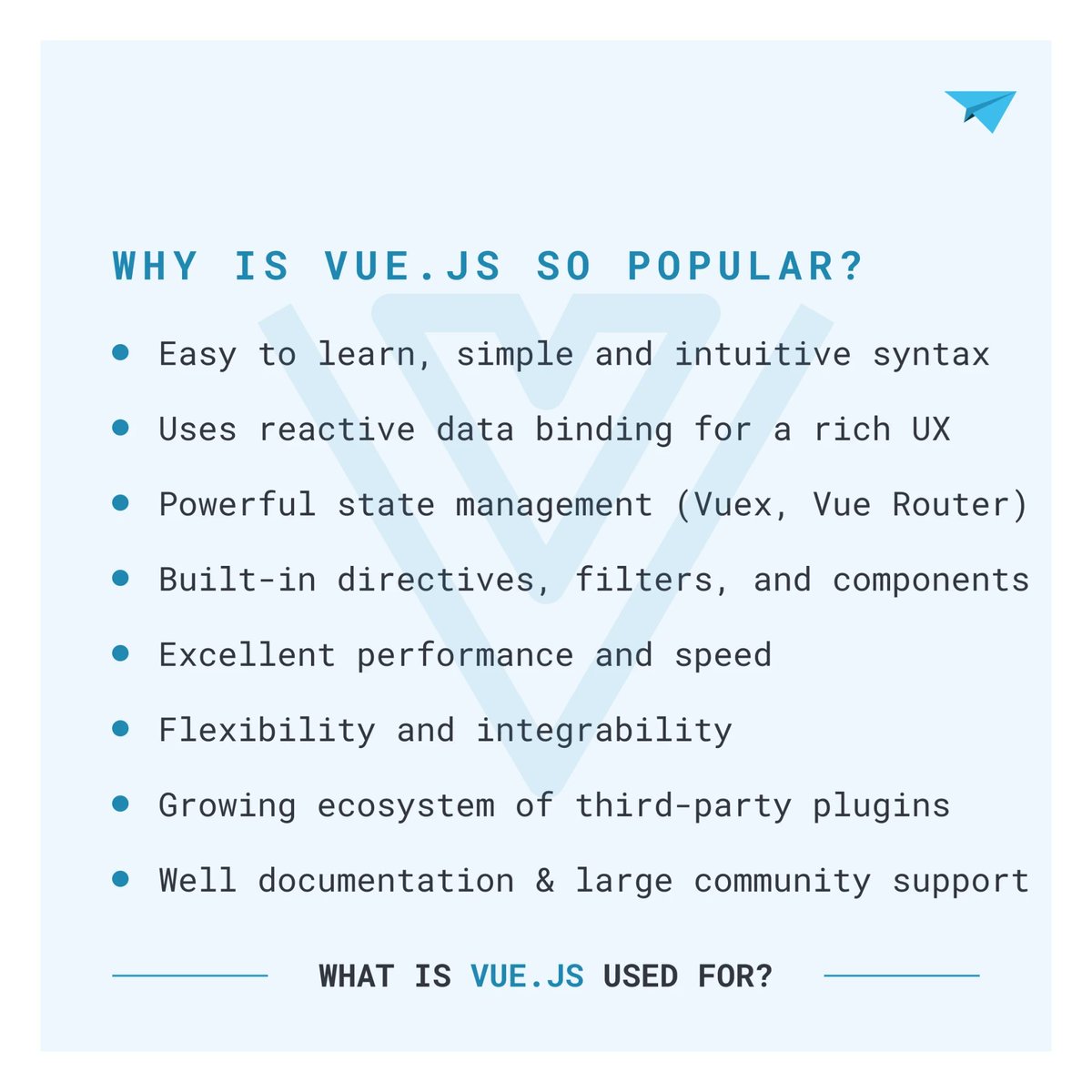 TikwebApS's tweet image. Why Vue.js Rocks? Top reasons to use this killer JavaScript framework for your project!

📞 Contact us today at tikweb.com (no fees, no hidden costs)

Follow us if you find this helpful.

#hiringremotely #developerjobs #futureofbusiness  #webdevelopment