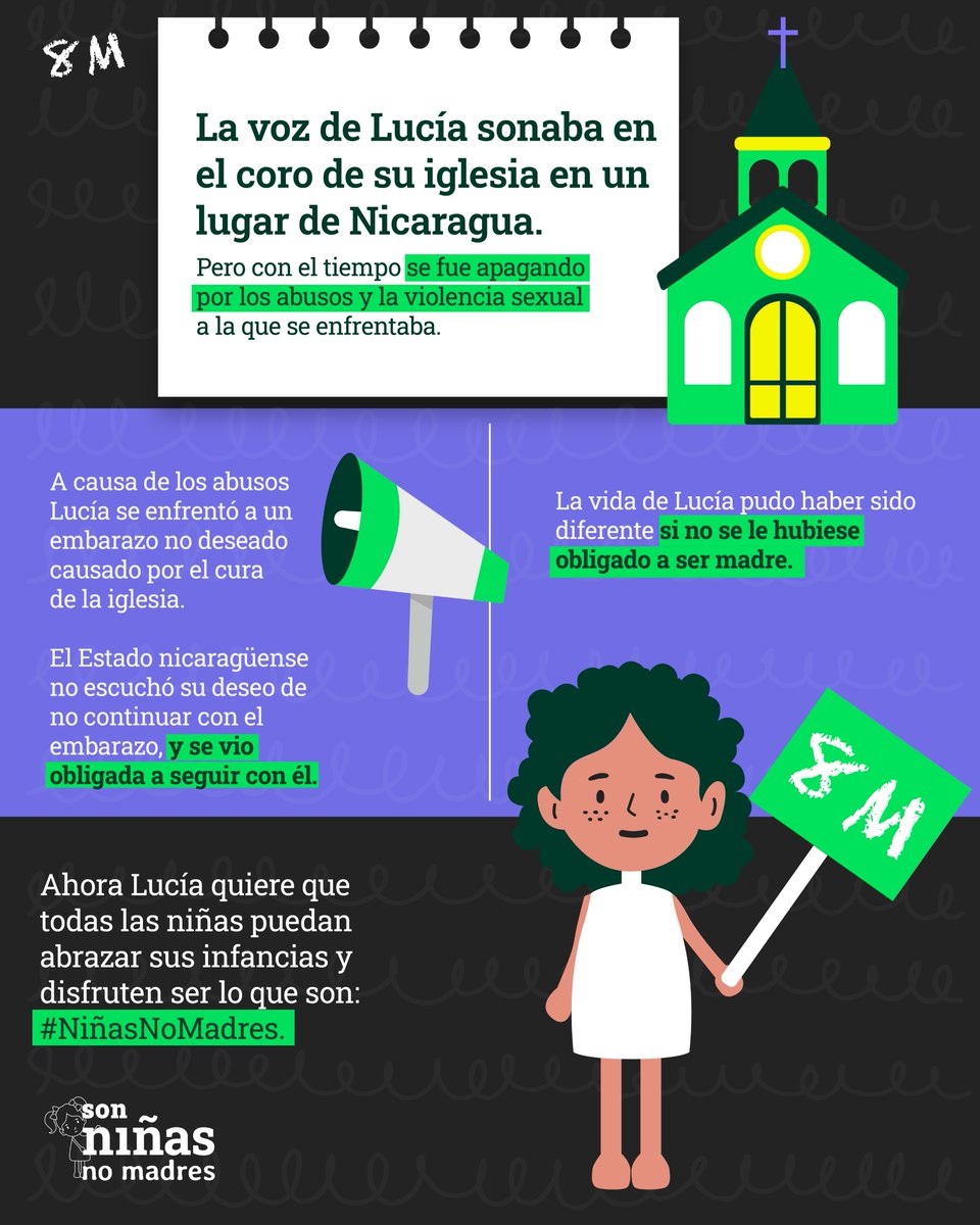 En este #8M y todos los días del año, seguiremos trabajando de la mano de un grupo de organizaciones regionales para exigir la protección de los derechos de las niñas, para que puedan vivir vidas dignas, libres, saludables y felices. Ellas son #NiñasNoMadres.