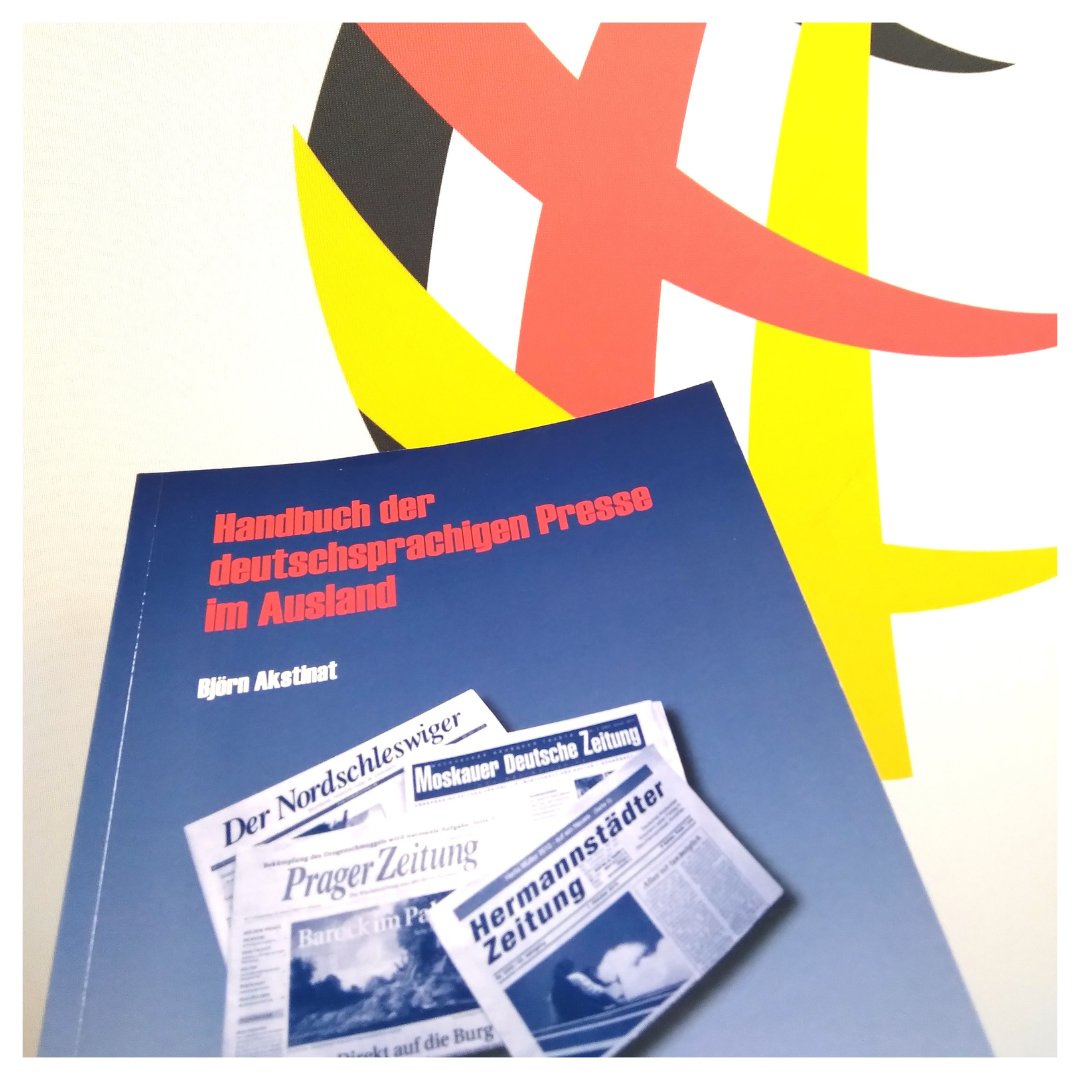 Das von der #StiftungVerbundenheit und der Internationalen #Medienhilfe (#IMH) herausgegebene Publikationsverzeichnis „Handbuch der deutschsprachigen Presse im Ausland“ ist weiterhin erhältlich

stiftung-verbundenheit.de/de/blog/meldun…

<a href="/medienhilfe/">Internationale Medienhilfe (IMH)</a>  

#Medien #DeutscheMedien #DeutscheMinderheit