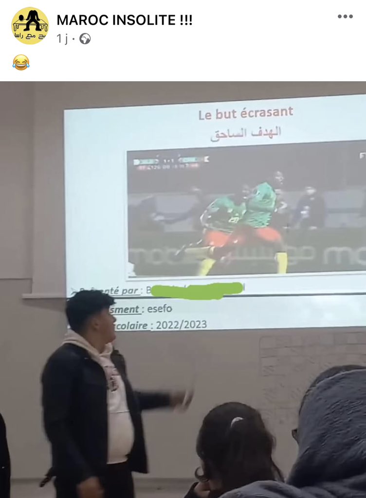 Apparemment c’est la soutenance de thèse d’un étudiant. Devinez le thème ?