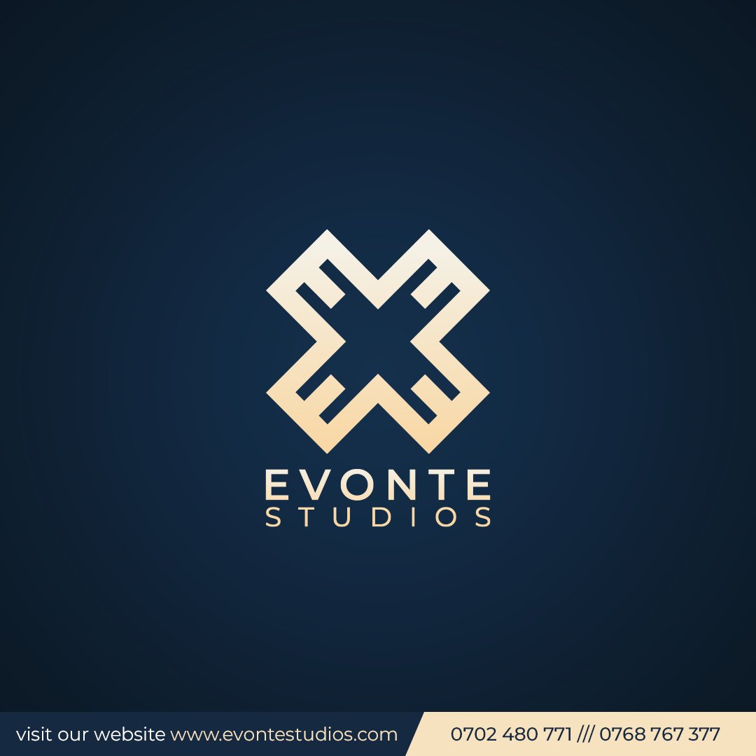 'Unlock the power of your brand with Evonte Studios. Let us help you create a logo that truly represents your business.' #Branding #LogoDesign #EvonteStudios
....China Square Xtian Dela Ronoh
#JusticeForMzeeCheseret
#WatuSiWajingaKinyua