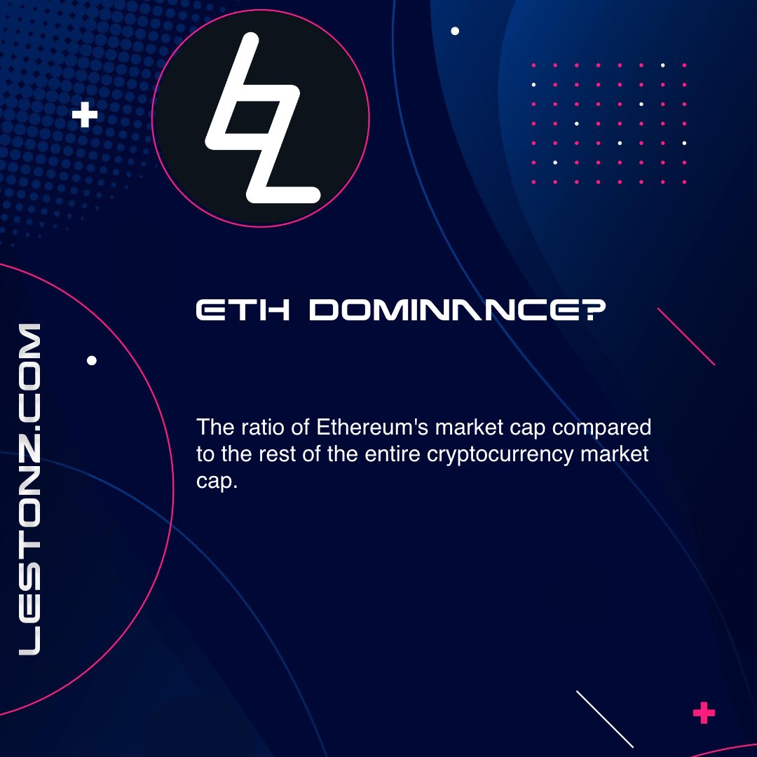 LestonzTECH's tweet image. ETH Dominance?

The ratio of Ethereum&apos;s market cap compared to the rest of the entire cryptocurrency market cap.

#makingBetter #lestonz #Blockchain #web3 #smartcontract #project #tech #BTC #bitcoin #ETH #ethereum #BNB #binance #AVAX #avalance