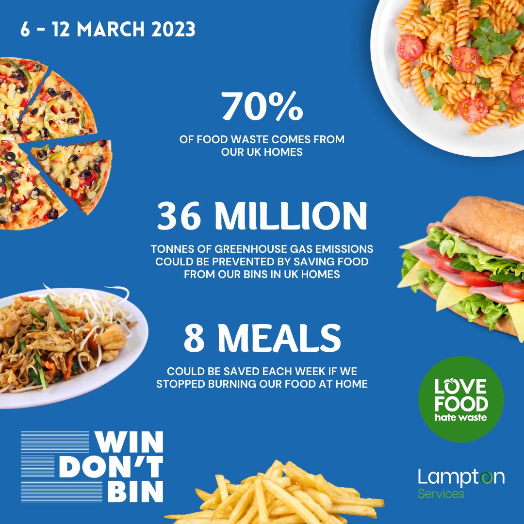 We’re proud to announce that we'll be supporting Love Food Hate Waste’s #FoodWasteActionWeek campaign. This year’s rallying cry ‘Win. Don’t Bin’ is a week of action which brings the nation together to save time and money by making the food we already have go further.
#onehounslow