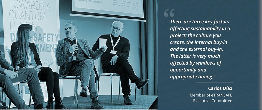 SYNAPSE R&D Managers (@synapsemanagers) on Twitter photo 🗣️Carlos Díaz, our CEO and member of the
<a href="/etransafe/">eTRANSAFE Project</a> Executive Committee, discussed project sustainability at the Closing Event of eTRANSAFE held last month in Sitges (Barcelona)
#H2020 #toxicology #insilico #drugsafety 🗣️Carlos Díaz, our CEO and member of the
<a href="/etransafe/">eTRANSAFE Project</a> Executive Committee, discussed project sustainability at the Closing Event of eTRANSAFE held last month in Sitges (Barcelona)
#H2020 #toxicology #insilico #drugsafety