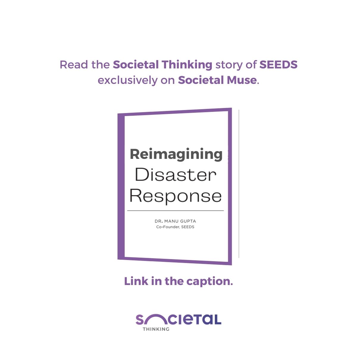 Read the Societal Thinking story of @SeedsIndia exclusively on Societal Muse here:
bit.ly/smtseeds

#societalmuse #findyourmuse #societalthinking #socialimpact #agency