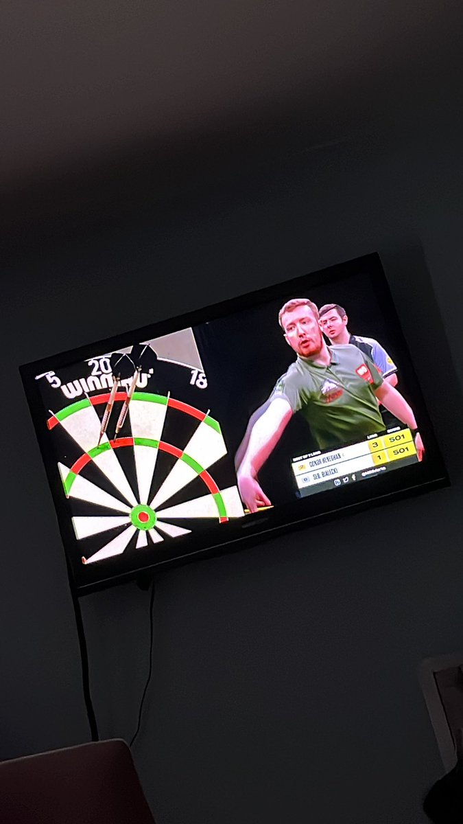 Great start to a lazy Monday morning watching the Modus Super Series <a href="/MSSdarts/">MODUS Super Series</a> 🎯🎯🎯