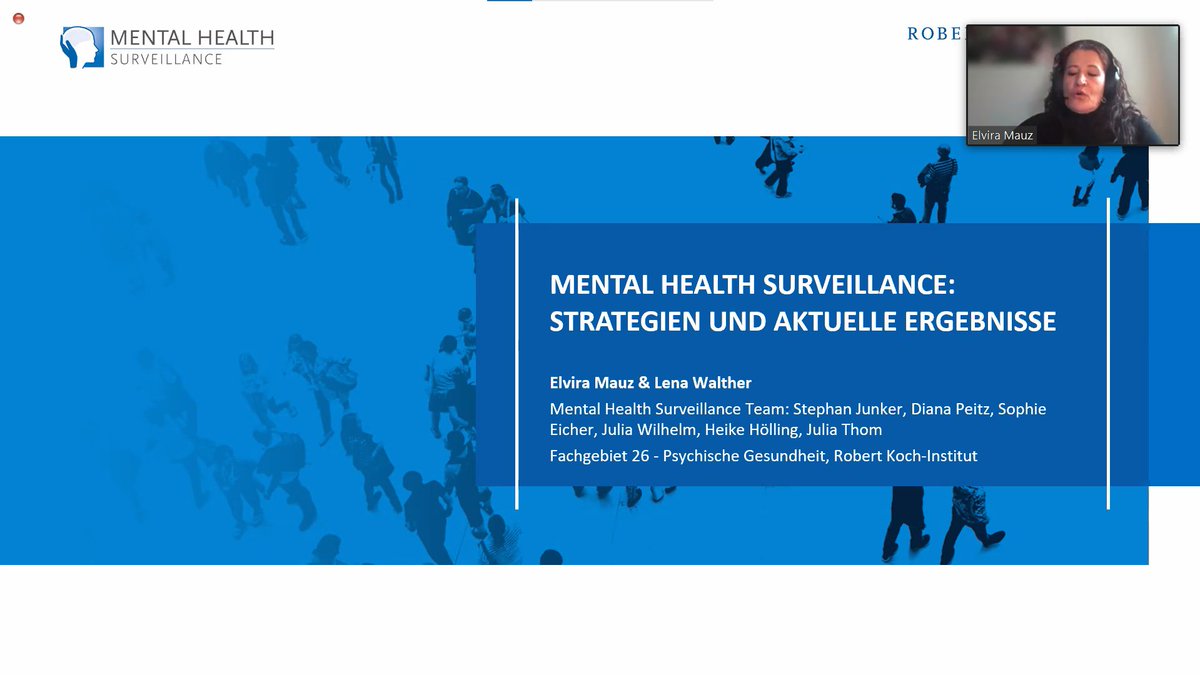 'Deutschland braucht eine Mental Health Surveillance.' - Elvira Mauz vom @rki_de beim @Kongress_AuG #PublicMentalHealth