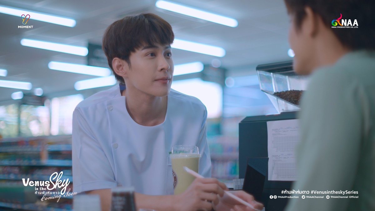 9NAAProduction's tweet image. "Venus in the sky ห้ามฟ้าห่มดาว" (Pilot Teaser) on 8 March 2023 Time 07:30 PM. (GMT+7) เตรียมพบกับซีรีส์วาย เรื่องใหม่แกะกล่องแนว Romantic Comedy ที่จะทำให้ทุกคนอมยิ้มไปพร้อมกัน

#ห้ามฟ้าห่มดาว #VenusInTheSkySeries
#9NAAPRODUCTION #YMoment