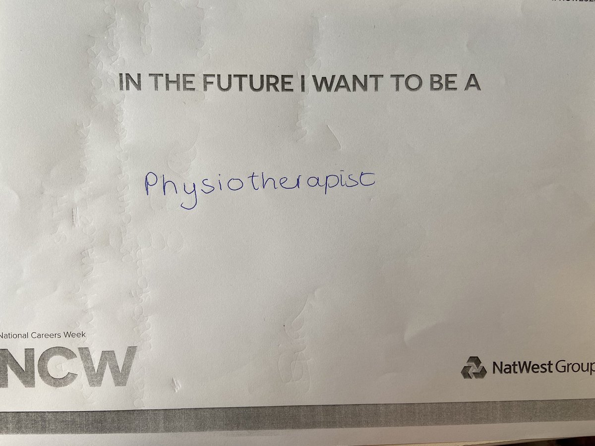 This week is National Careers Week. Here are a few of our student’s 
‘I want to be’
#NCW2023
#inspirecaresucceed
