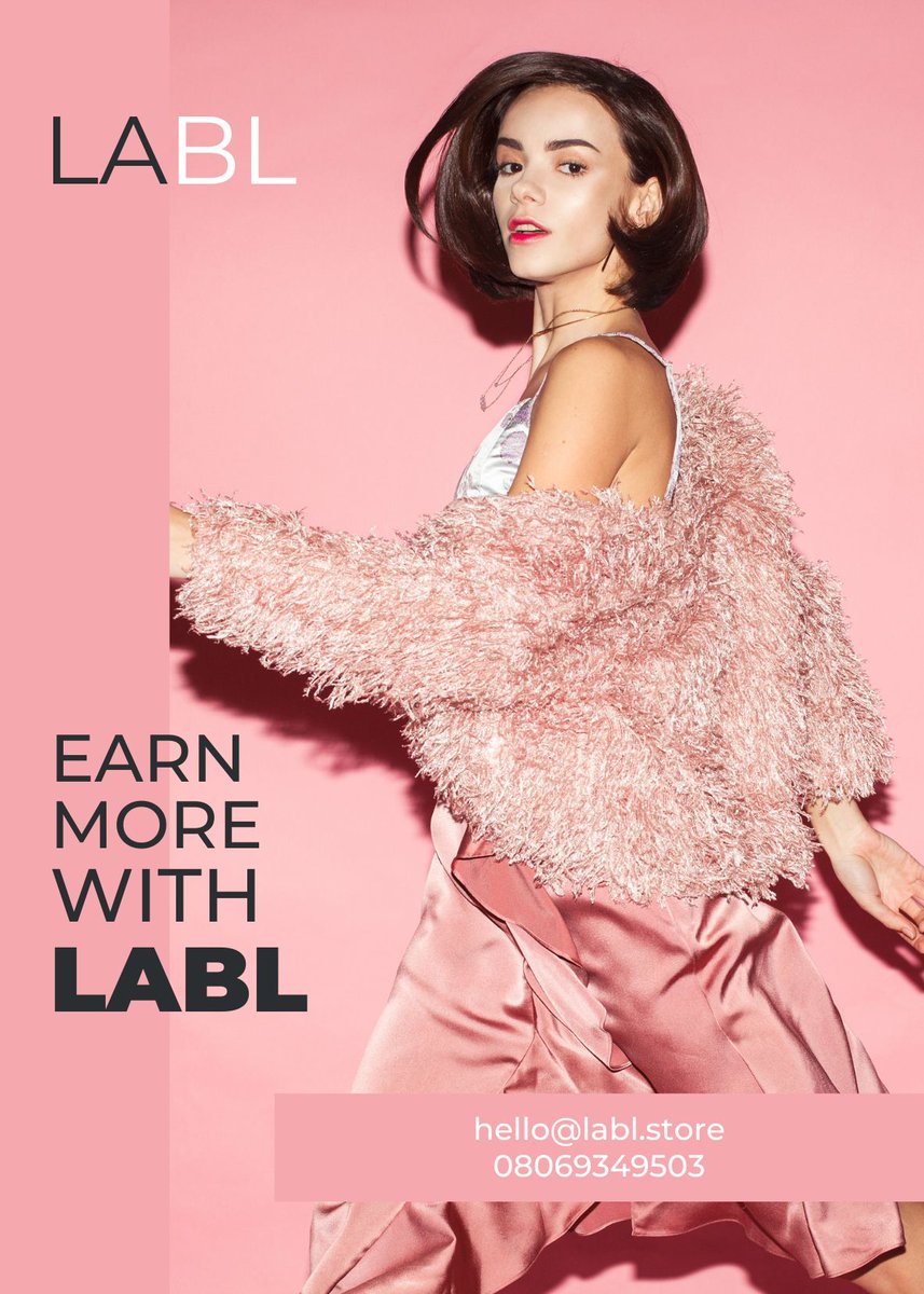 labl_store's tweet photo. Hey, it's Monday, But it's a new day and a New week, and in that lies a New opportunity for something special to happen. Start your modeling career with us, have your freedom, and earn more, Be our labl model💗.
Email us at: hello@labl.store
Phone No: 080-69349503
#labl #trending https://t.co/AtbykohwXE