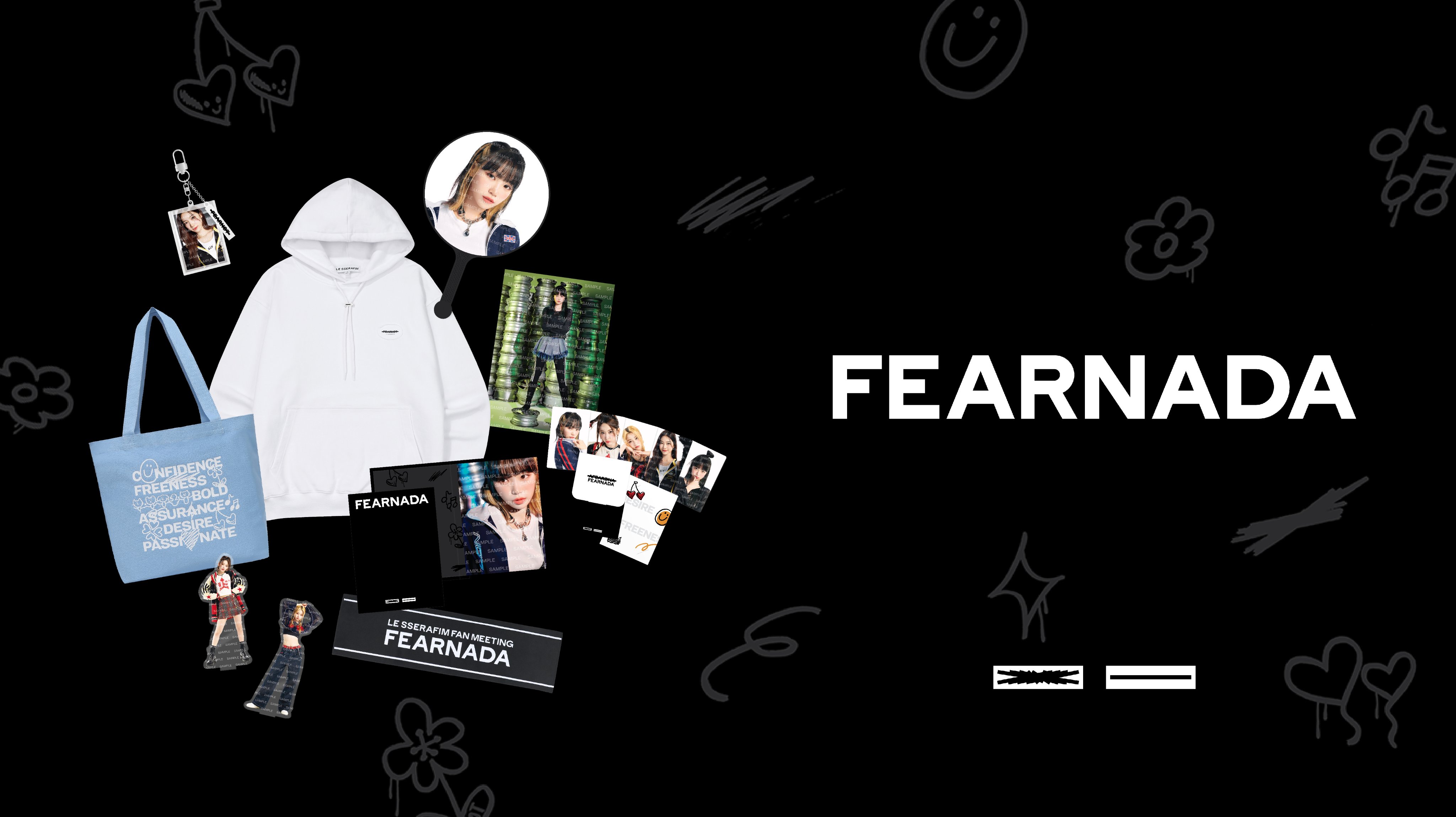 230306 HYBE MERCH: LE SSERAFIM FAN MEETING 'FEARNADA' 2023 S