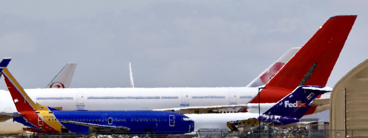 ShorealoneFilms's tweet image. 2 #Qantas #AirbusA380 ’s seen rotting away at #VCV 03-05-23