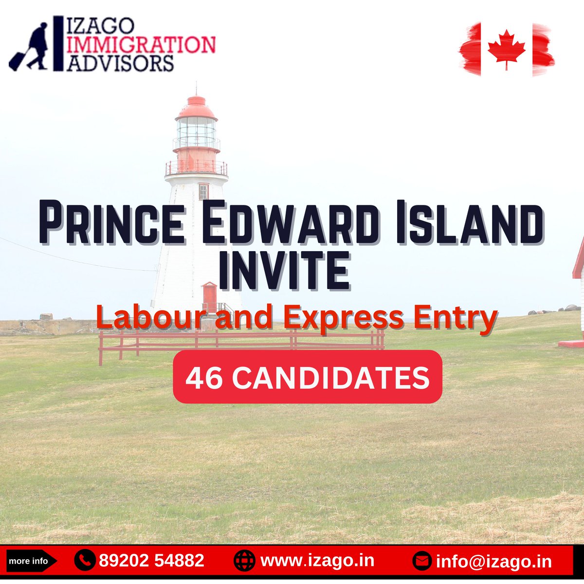 AdvisorIzago's tweet image. Prince Edward Island invited 46 candidates under the Labour and Express Entry.
484 candidates have received an Expression of Interest from PEI in 2023.
#ExpressEntryProgram #CanadaPR2023 #CanadaImmigration #ImmigrationExpert #VisaConsultants