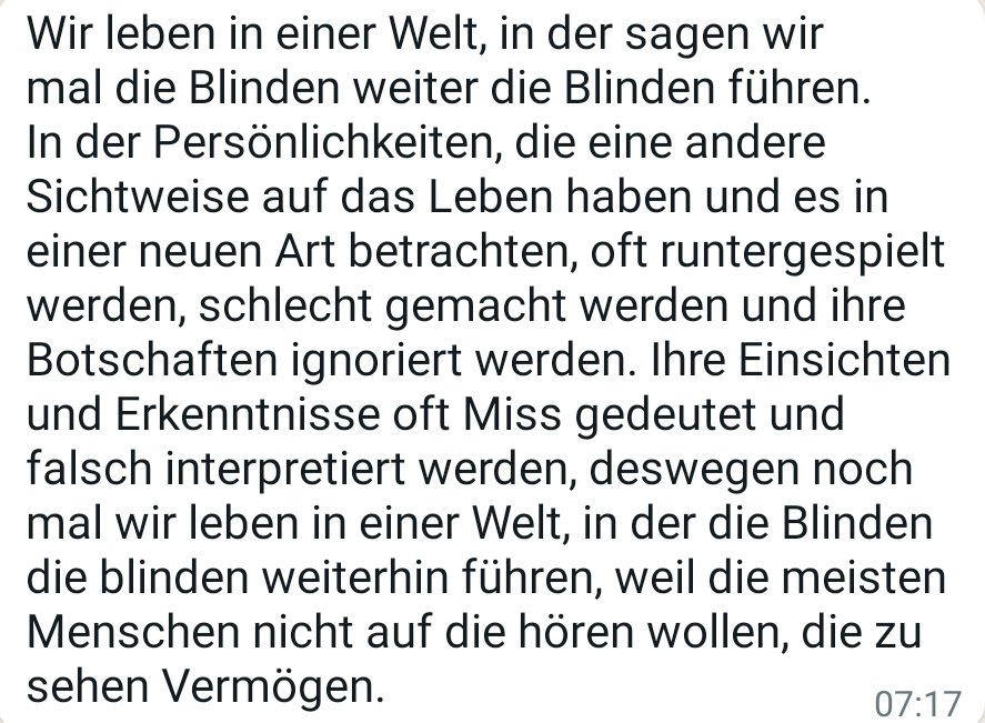RalphTcm's tweet photo. Eine gute *#Betrachtung* und *#Description der (Noch)*#Realität*...
#GehabtEuchWohl dear #fellow #followers .... habt lieben #dank für die vielen neuen *#Folgen" ... #IchLiebeEuchAlle ... #zusammen werden wir das "#Ding" #drehen. Beginnen wir mit dem "#Revoltieren" #NextGermany https://t.co/uQRZLyxmIc