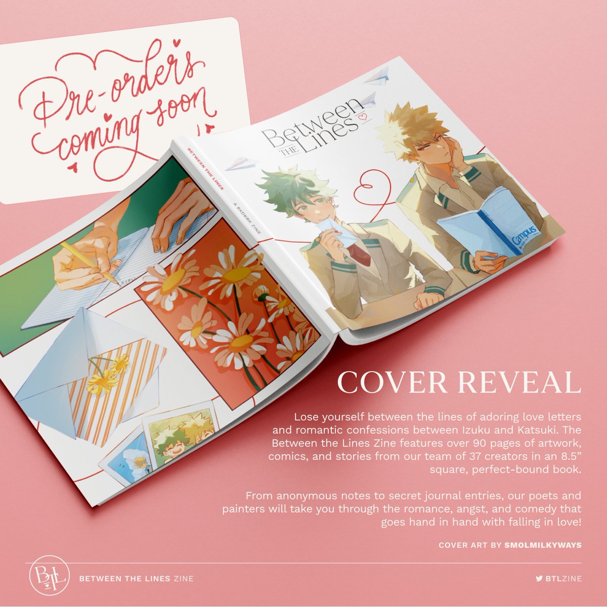 💌 cover reveal 💌

you've got mail! take a sneak peek at the cover art by <a href="/smolmilkyways/">milky ☆</a> for the zine — the ultimate love letter from all of us to our two favourite boys. 

pre-orders open march 10 💌