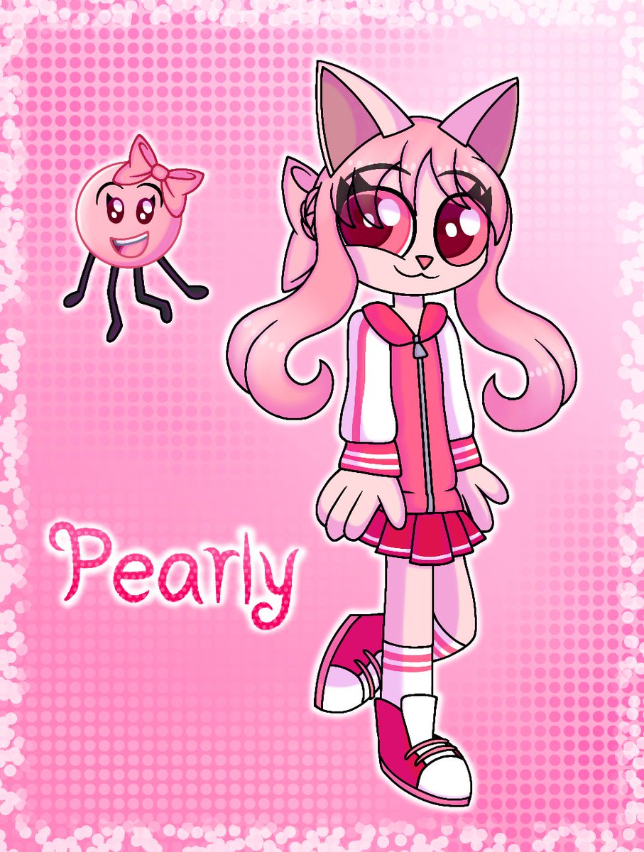 Saraholegario30's tweet image. &quot;Pearly&quot;

Oh..and also I added pearly a bow because she looks so pink.
 #Objectoverload