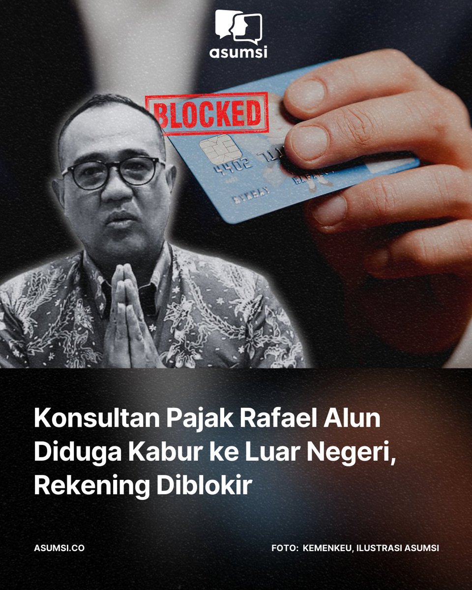 Rafael Alun Trisambodo diduga menggunakan jasa konsultan pajak untuk melakukan pencucian uang. Saat ini, rekening konsultan pajak tersebut sudah diblokir dan saat ini dikabarkan berada di luar negeri.